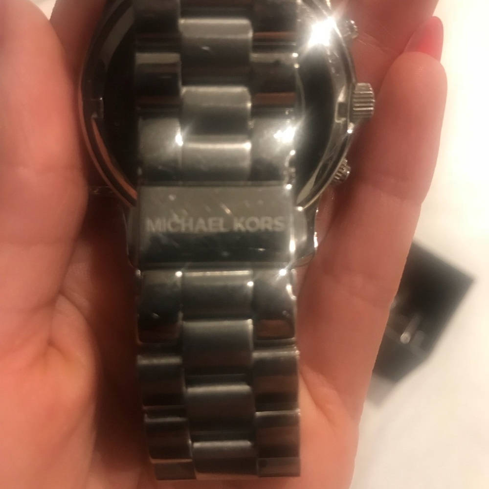 Authentic Silver Michael Kors Watch - image 4